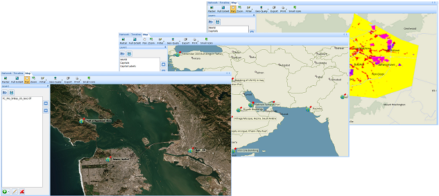 ESRI ArcGIS, ShapeFiles and GeoTIFF geospatial maps