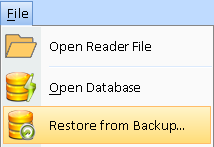 Restore Database from Backup