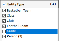 Exclude Grades from analysis