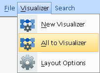 All To Visualizer Top Menu