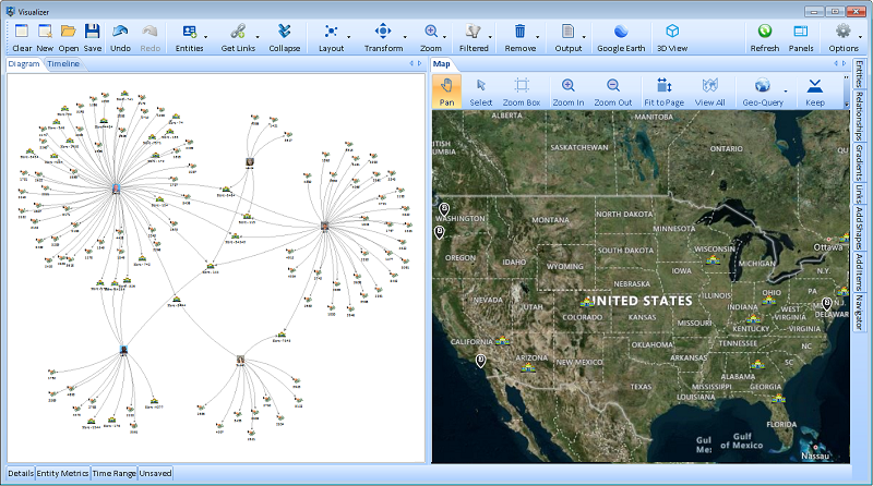 Online Map Hybrid Style