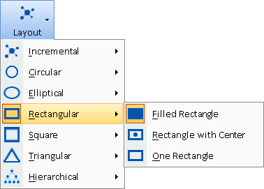 Layout Menu Rectangular Options